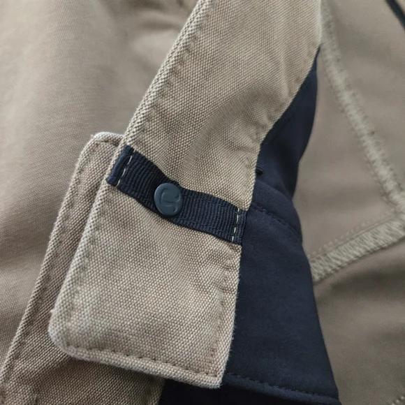 Lululemon ABC Pant Slim Men's Casual Dress Pants Utilitech 32" Khaki Tan Size 34 - Picture 4 of 8